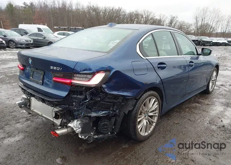 2024 BMW 330I xDrive из США, поврежденный, VIN 3MW89FF07R8E21975